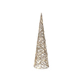 Lumineo BO Micro-Led Cone Tree 60cm - Gold/Warm White